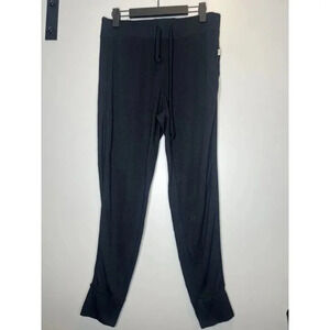 Ugg Womens Knit Jogger Pull On Pants Size Medium Black sweatpants knit